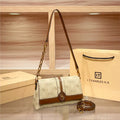 Light luxury women's oblique niche design shoulder bag