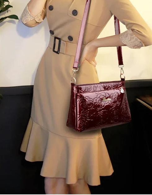 Fashion Flower Handbag High Quality Ladies Shoulder Bag