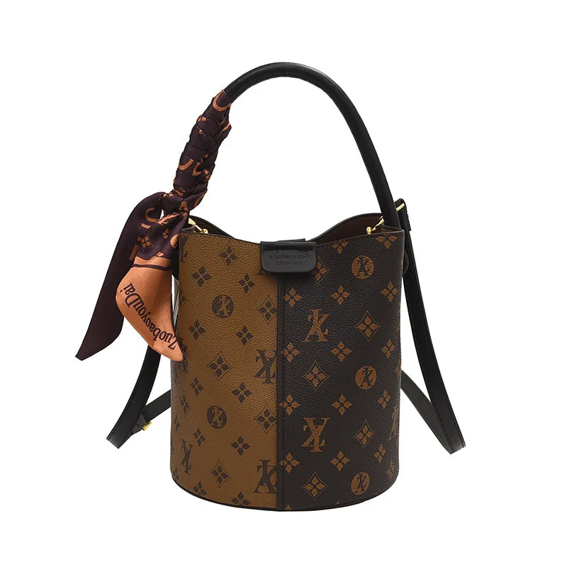 Classic Luxury Shoulder Bag Fashionable Print Retro Crossbody Bag