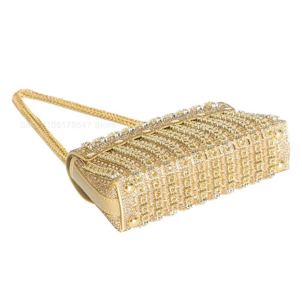 Multi-color Square Evening Bag Clutch Luxury Shoulder Bag