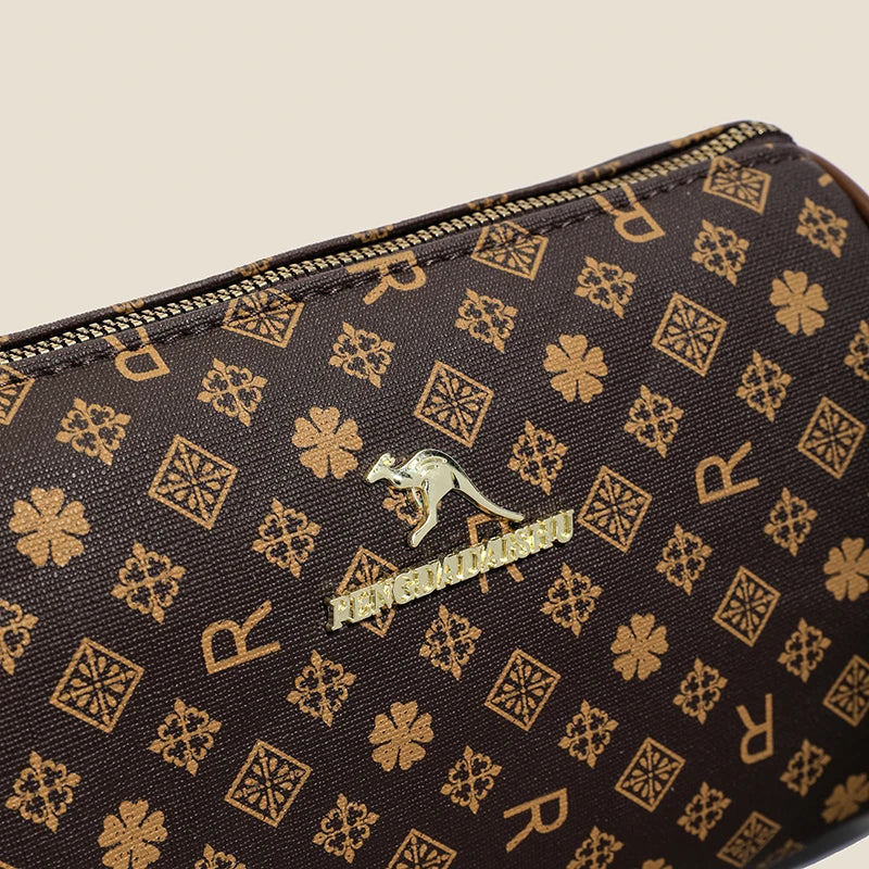 Alphabet Print Shoulder Bag Fashion Retro Pillow Bag High-End Crossbody Bag Trendy