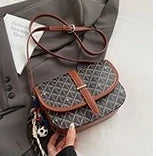 Trendy Luxury Vintage Leather Handbag High-End Crossbody Bag