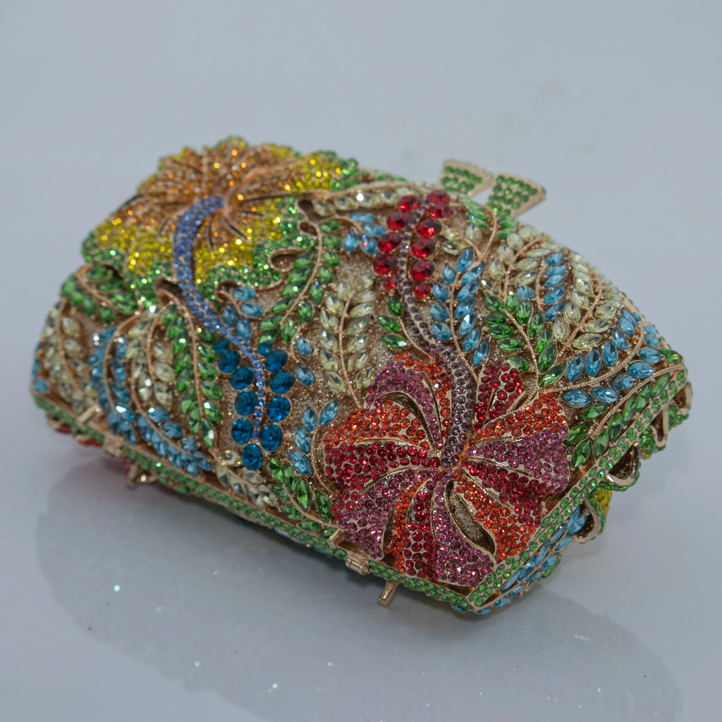 Rhinestone Clutch Crystal Evening Handbag Clutch Purse