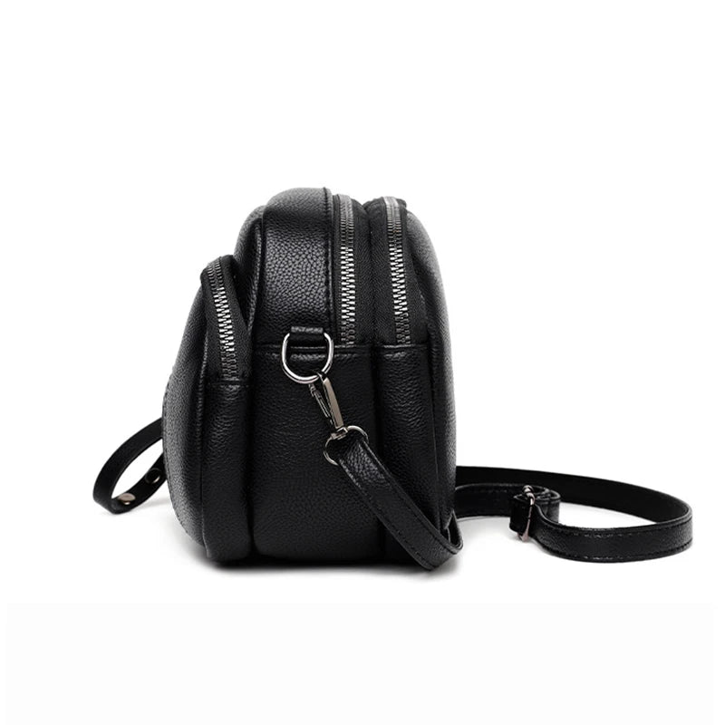 PU Leather Casual Crossbody Bag Shell Purse Handbag Luxury Design Shoulder Bags