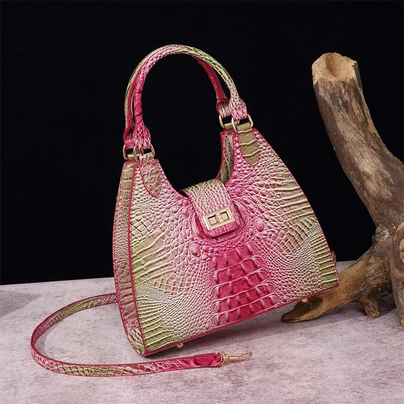 Women Vintage PU Leather Crossbody Handbag Fashion Design Shoulder Messenger Bag