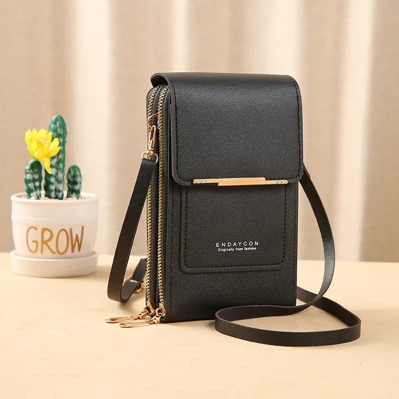 Crossbody Shoulder Bag Wallet Touch Screen Cell Phone Purse