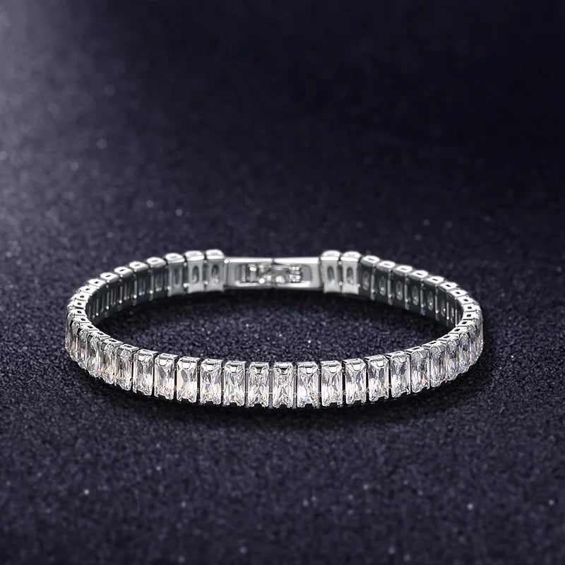 2.5*5mm Cubic Zirconia Bracelet Colorful CZ Tennis Bracelets For Women