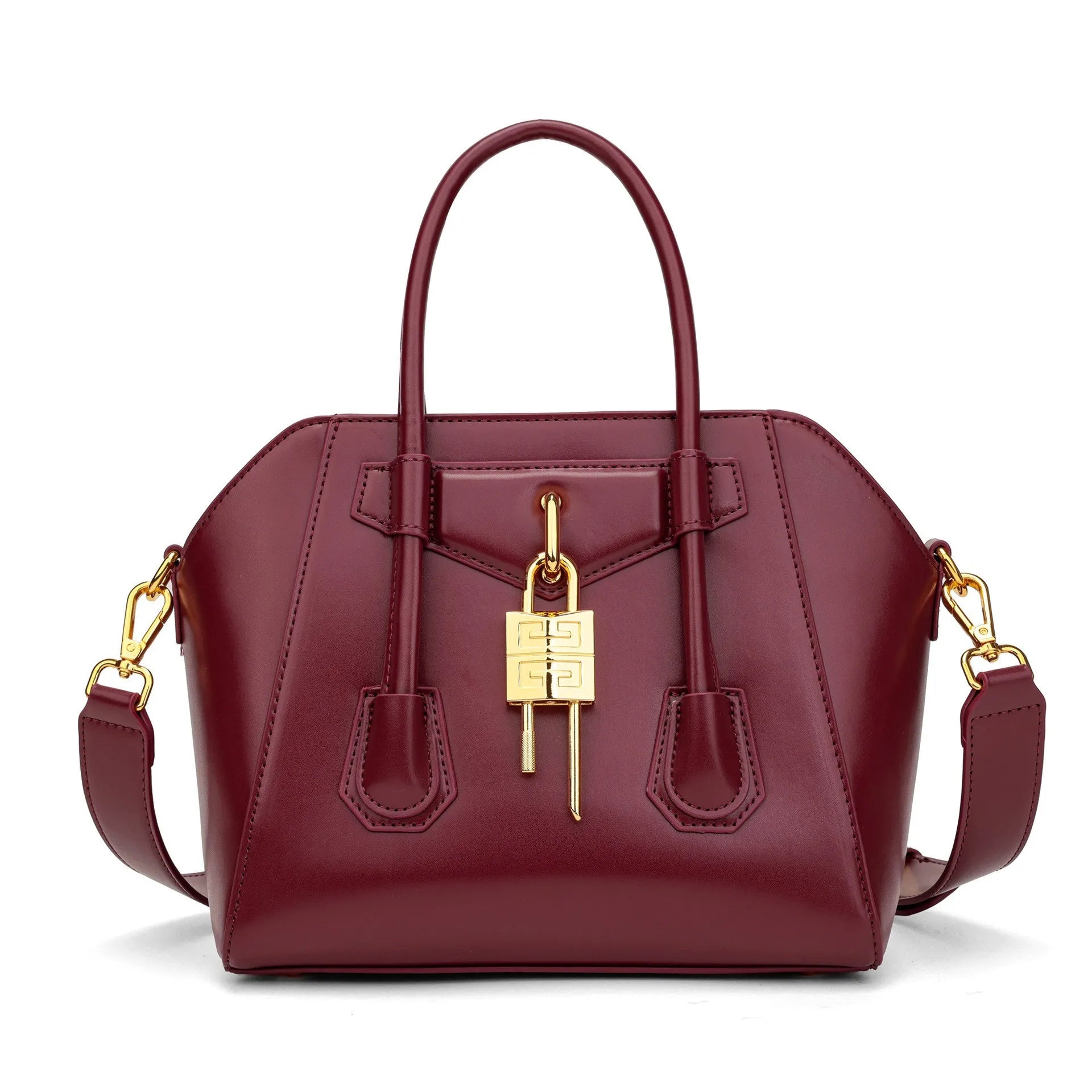 Elegant Solid Color High-End Fashion Luxury Messenger Tote