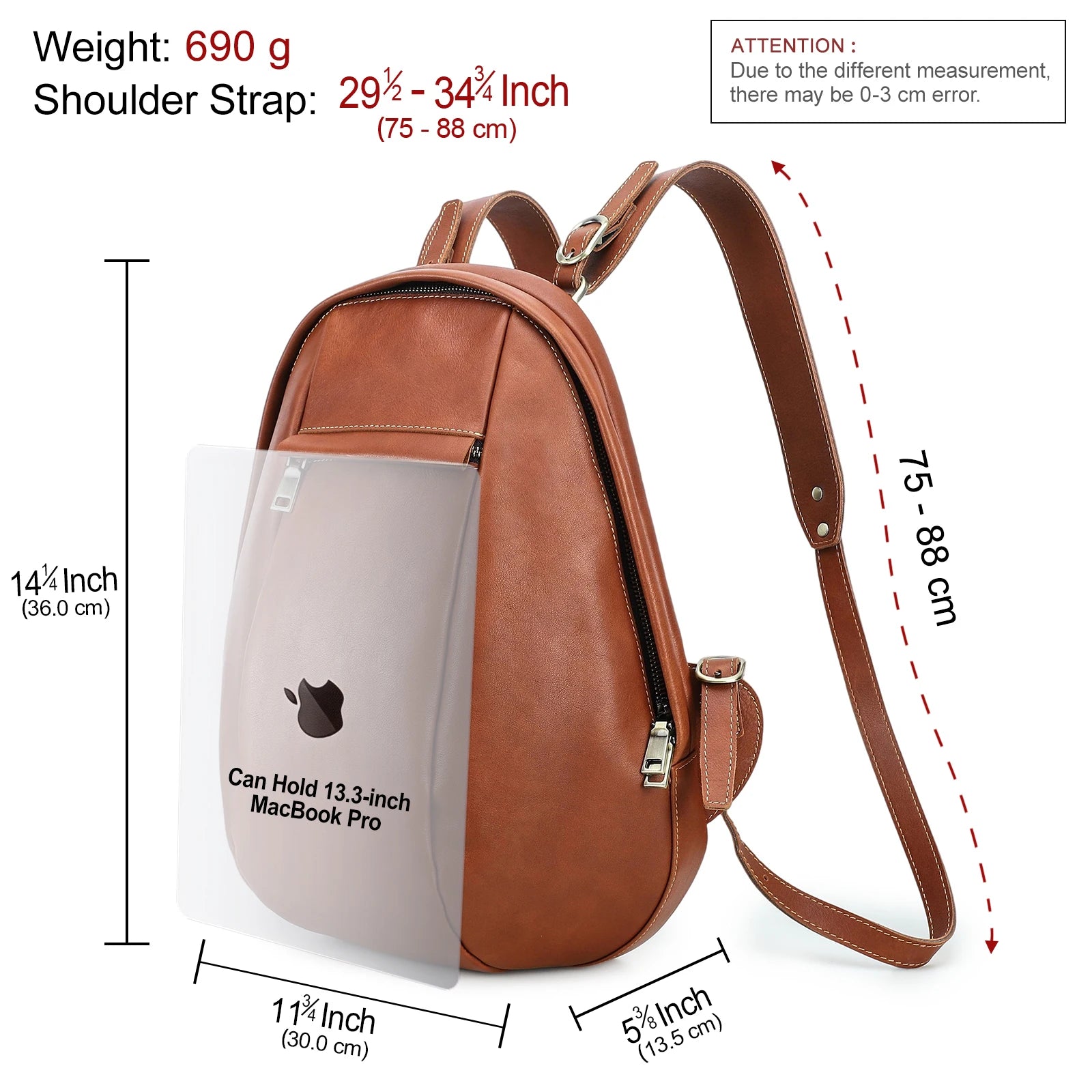 Genuine Leather Small Backpacks for Women Luxury Design