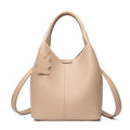 Genuine Brand Soft Pu Leather Women Bucket Bag High Quality Tote Handbag