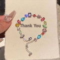 Exquisite Colorful Cubic Zirconia Luxury Bracelet
