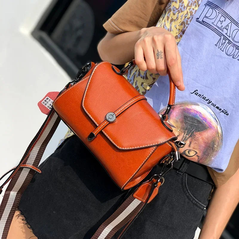 Fashion Handbag Small Leather Phone Bag Shoulder Bag Cowhide Leather Purse