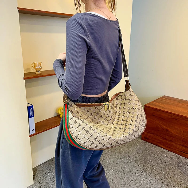 Niche dumpling women's bag large capacity fashion single shoulder crossbody bag