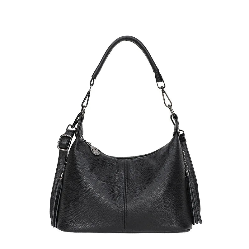 Genuine Leather Women's Bags Fashion Tassel Women's Handbags Crossbody Bags