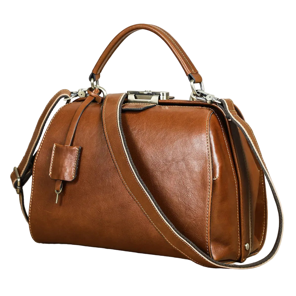 Genuine Leather Doctor Bag for Women Luxury Design Tote