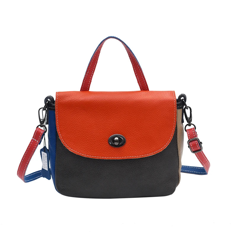 Luxury Layer Cowhide Tote Fashion High Quality Genuine Leather