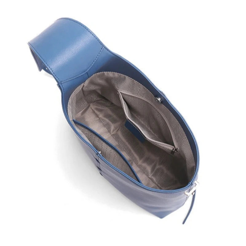 Genuine Leather Shoulder Bag Large Capacity Elegant Stylish