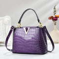 Gradient Color Shoulder Bag PU Leather Crossbody Bag