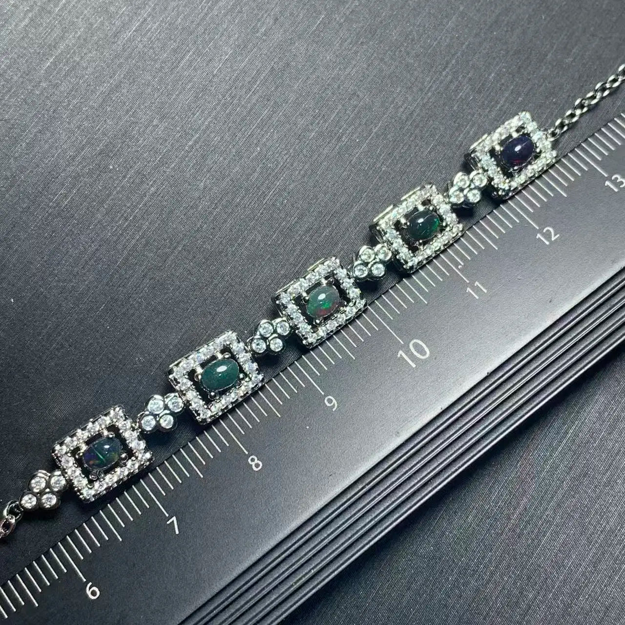 Gorgeous Color Natural Opal Bracelet Jewelry