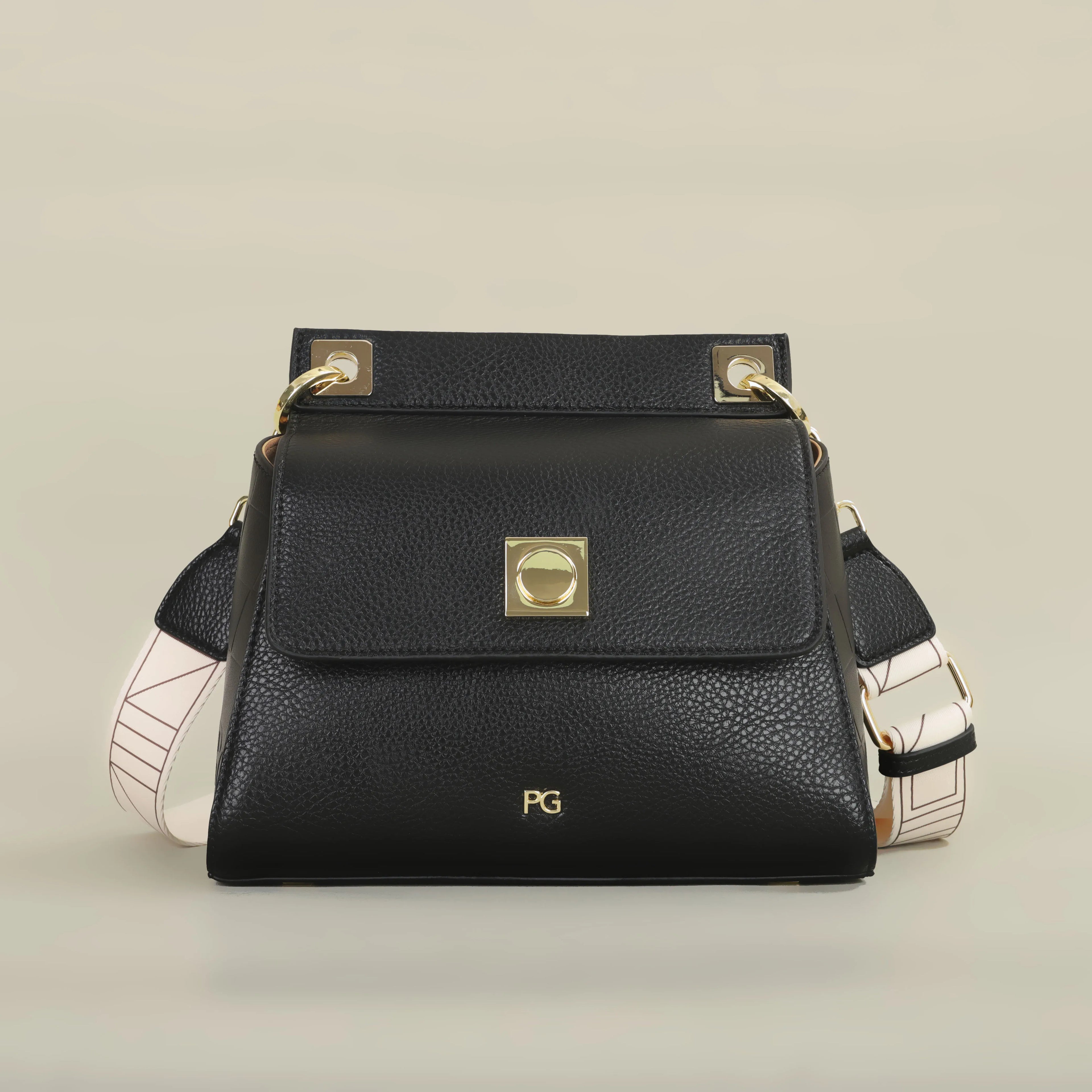 Trendy Crossbody Bag Pure Color Simple Woven Design Suction Buckle Flap Bag