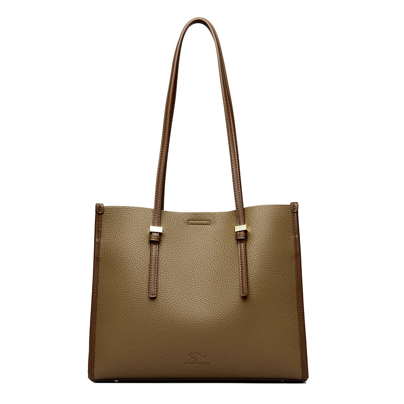 Large Capacity Tote Bags High Quality Soft Leather Luxury Handbag
