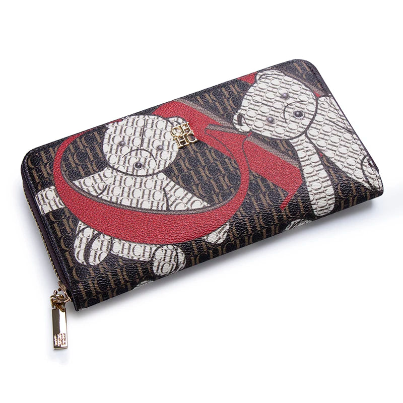 High Quality Luxury Women's Wallet Classic Retro Print Style
