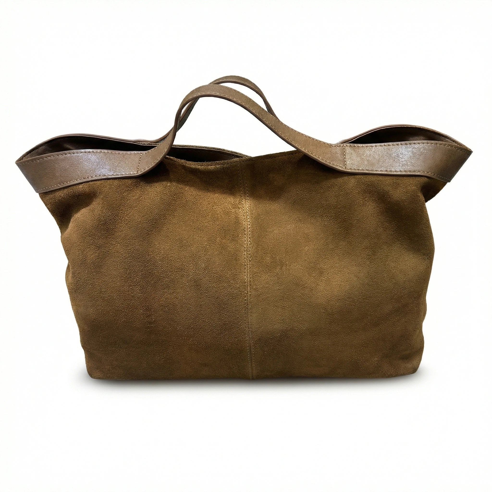 Women's Suede Handbags Leopard Leather Tote Bags