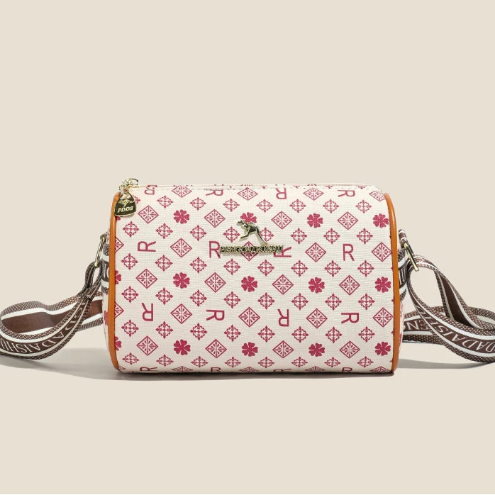 Alphabet Print Shoulder Bag Fashion Retro Pillow Bag High-End Crossbody Bag Trendy