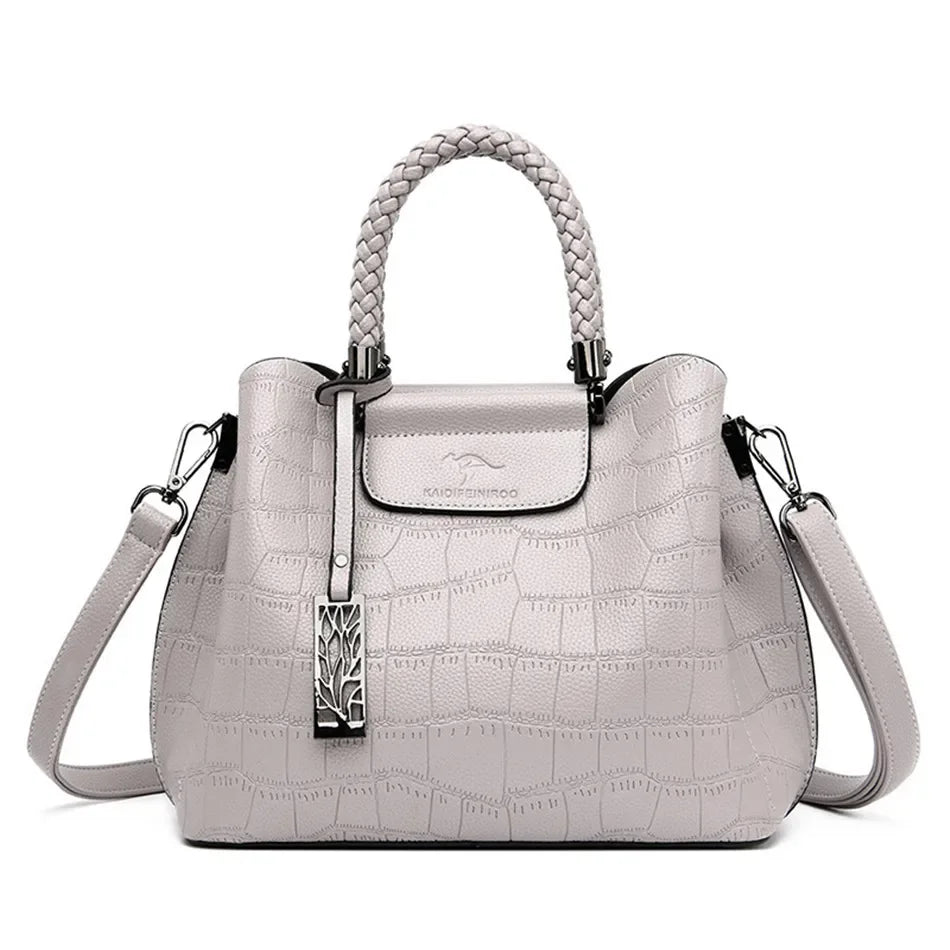 Luxury Handbags Stone Pattern Design Crossbody Bag