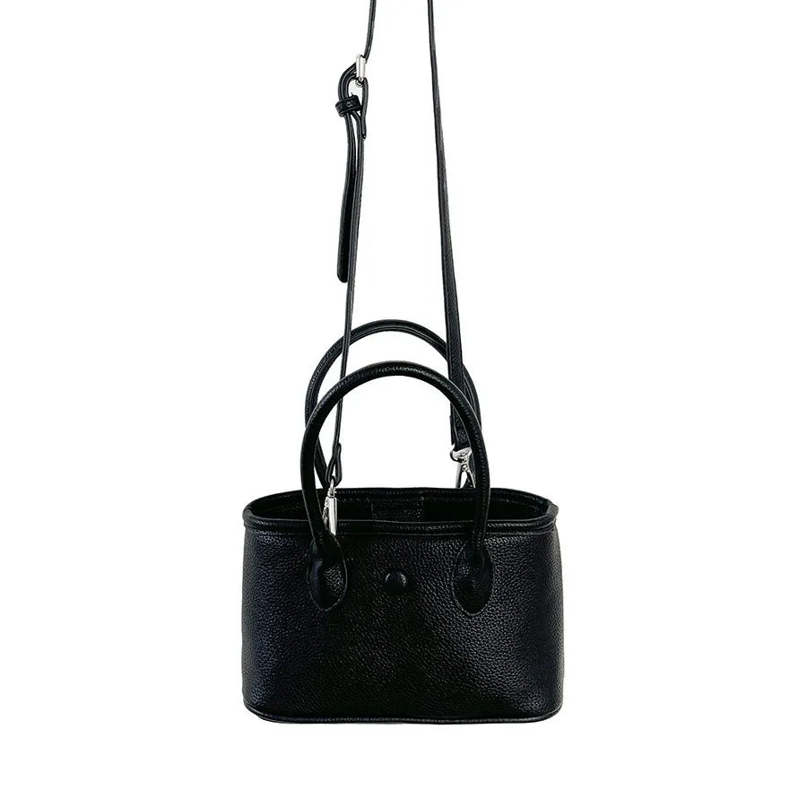 Fashionable Minimalist Tote PU Leather Crossbody Bag