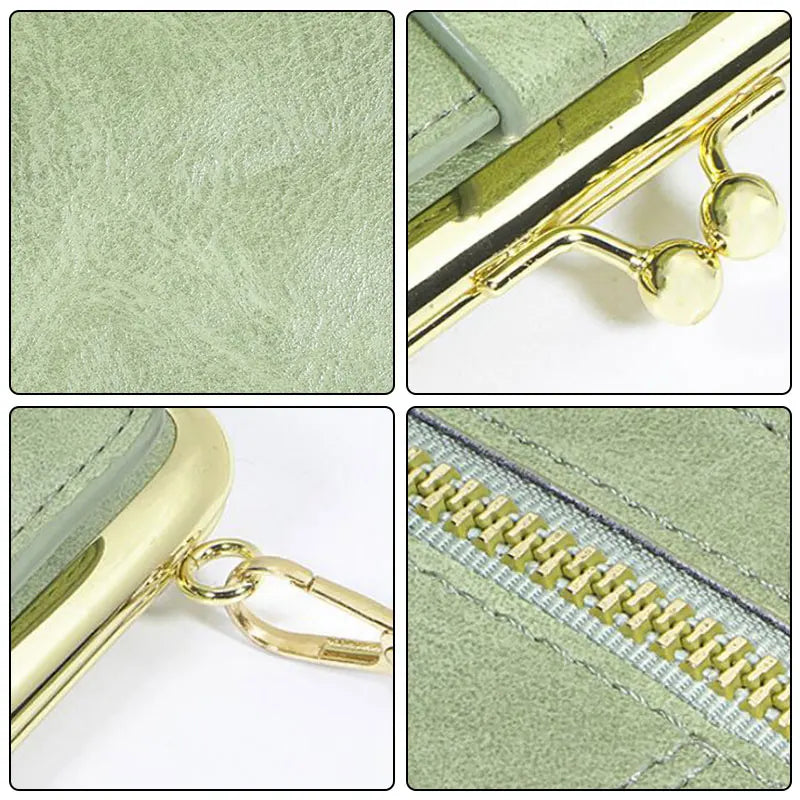 Pu Leather Zip Crossbody Shoulder Clutch Bag Purse Wallet Mobile Phone Bag