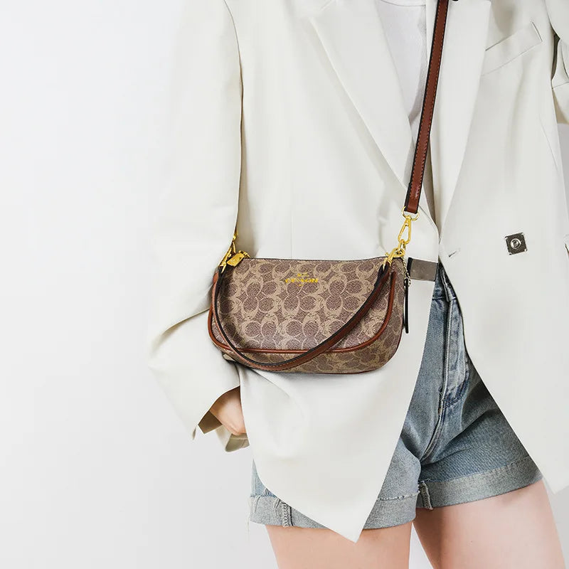 High-End Underarm Shoulder Bag Classic Vintage Design