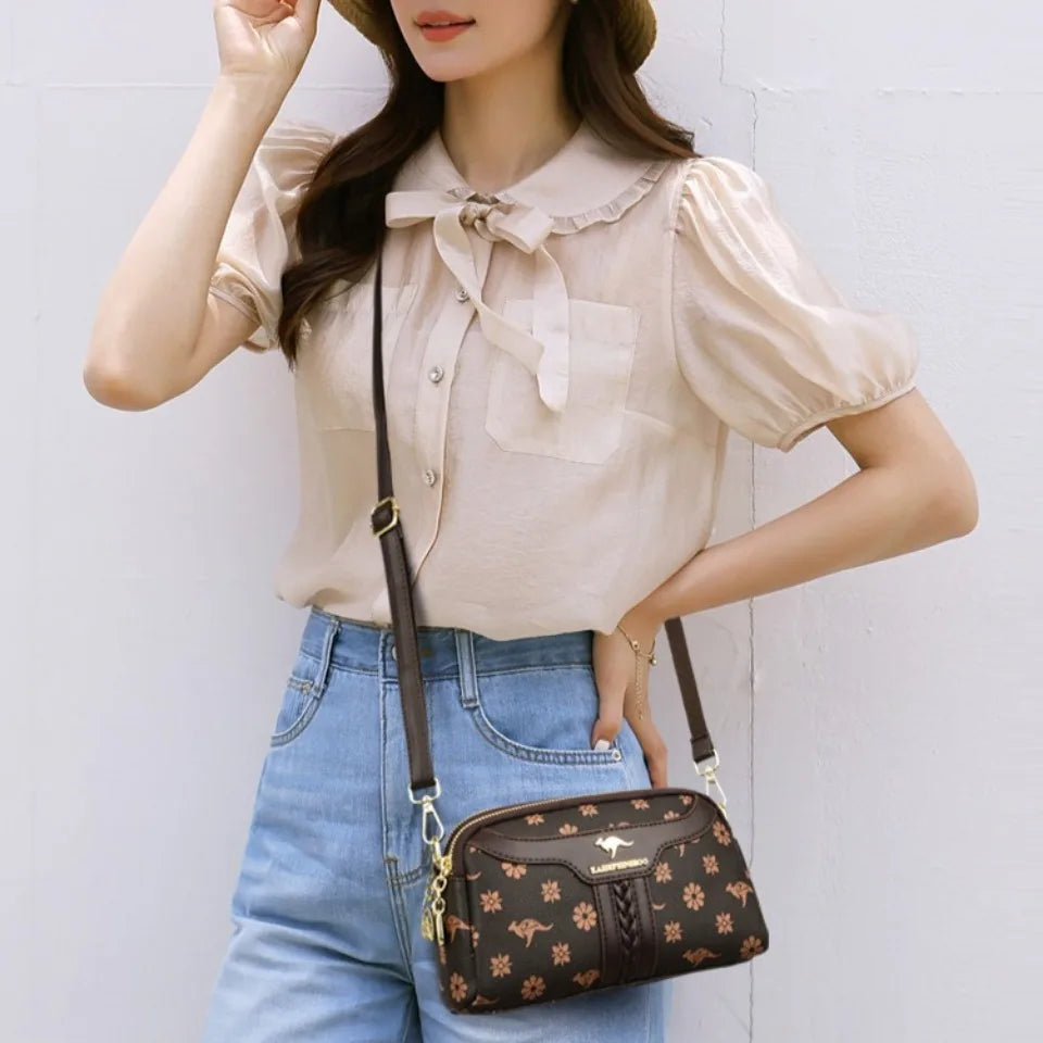 Top Quality Soft Leather Luxury Handbag Crossbody Bag