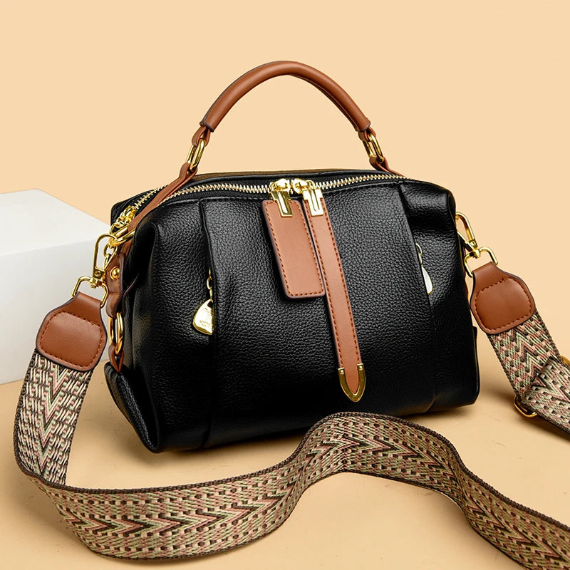 Luxury Design Leather Shoulder Crossbody Bags for Women High Quality Fashion Handbags
