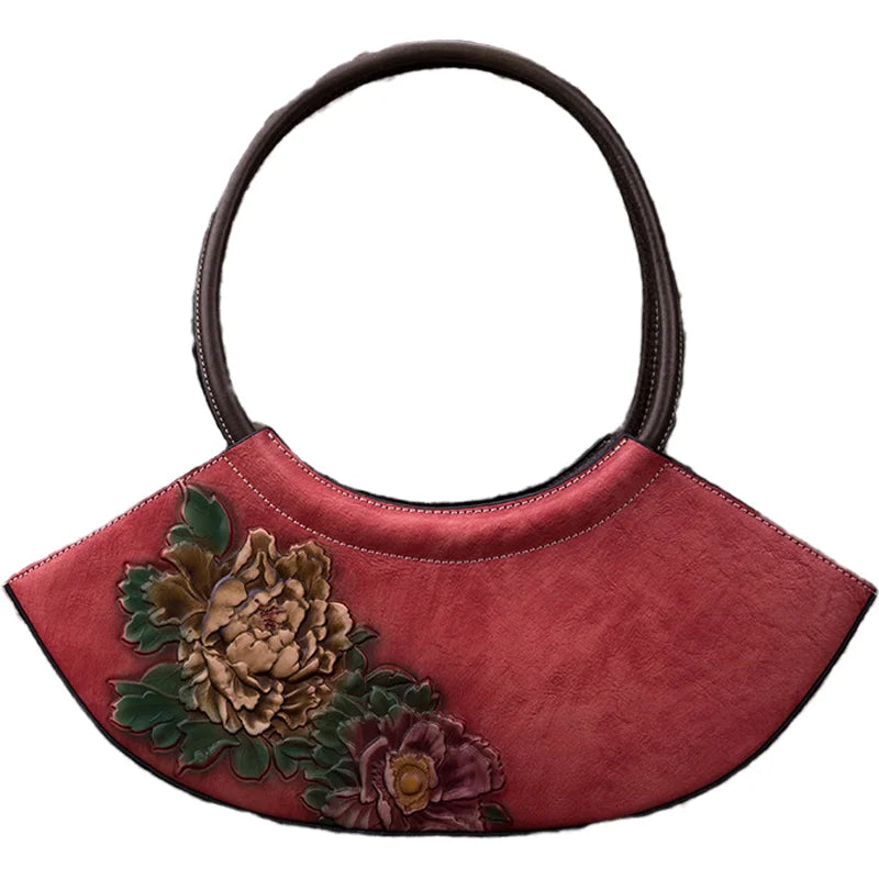 Retro genuine leather bag single-shoulder crossbody bags versatile handbag