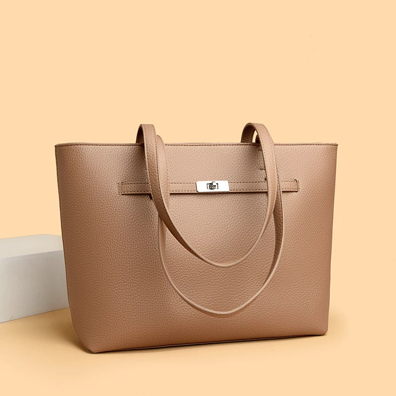 Elegant Leather Shoulder Bag Women Crossbody Messenger Handbags Timeless Design