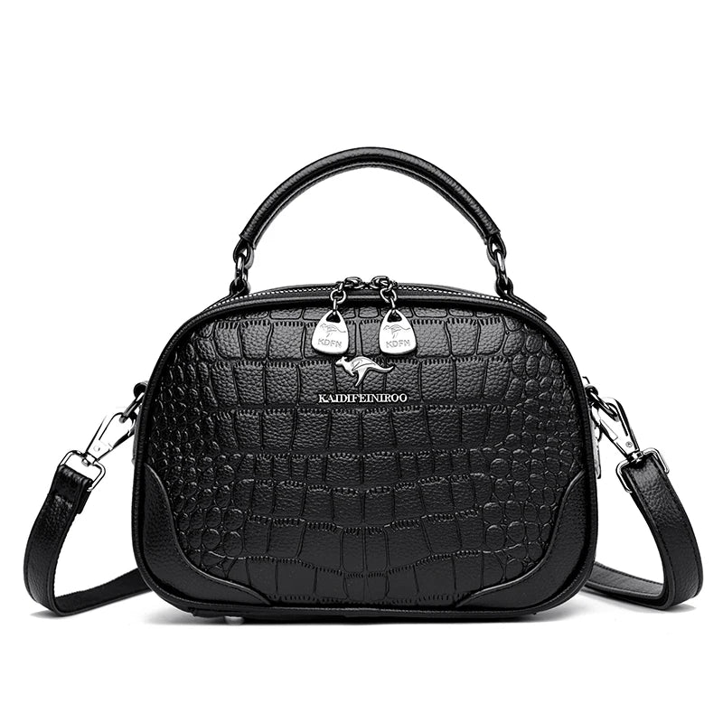 Luxury Brand Shoulder Bag Casual Large Capacity Soft Leather Sac