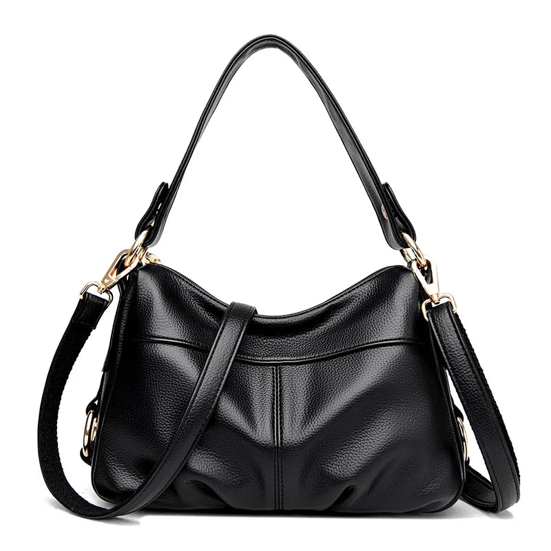 Fashionable Soft Genuine Leather Shoulder Bag for Women