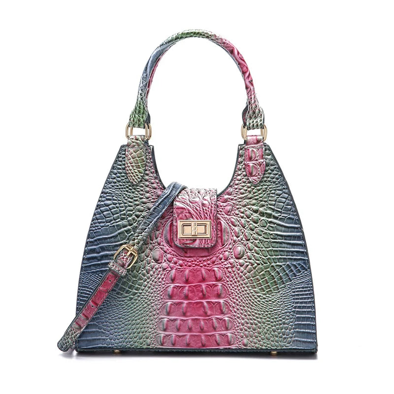 Women Vintage PU Leather Crossbody Handbag Fashion Design Shoulder Messenger Bag