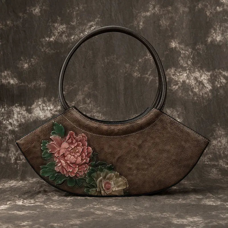 Retro genuine leather bag single-shoulder crossbody bags versatile handbag