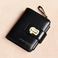 Genuine Leather Purse Wallet Small Zipper Card Holder