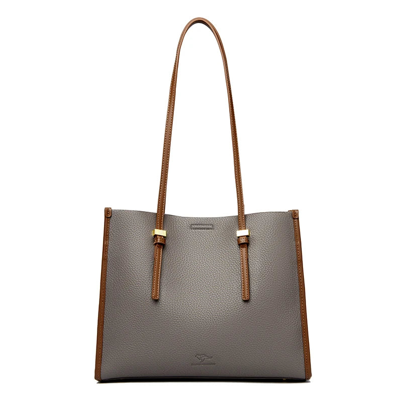 Large Capacity Tote Bags High Quality Soft Leather Luxury Handbag