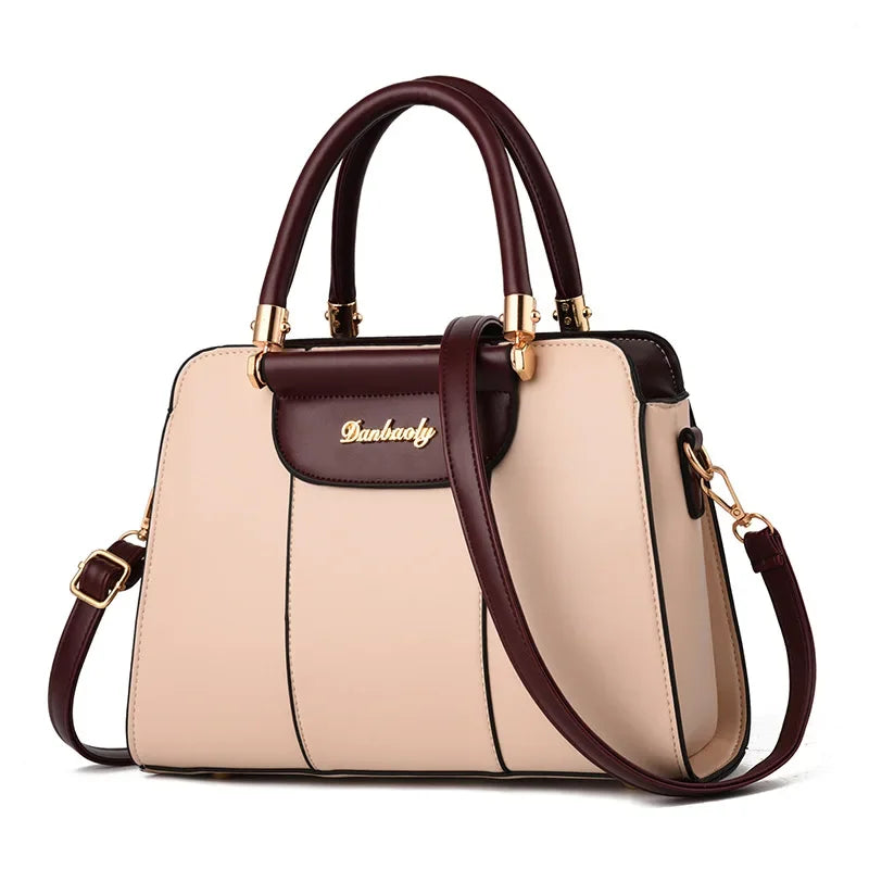 Handbag fashion large capacity style shoulder crossbody bag