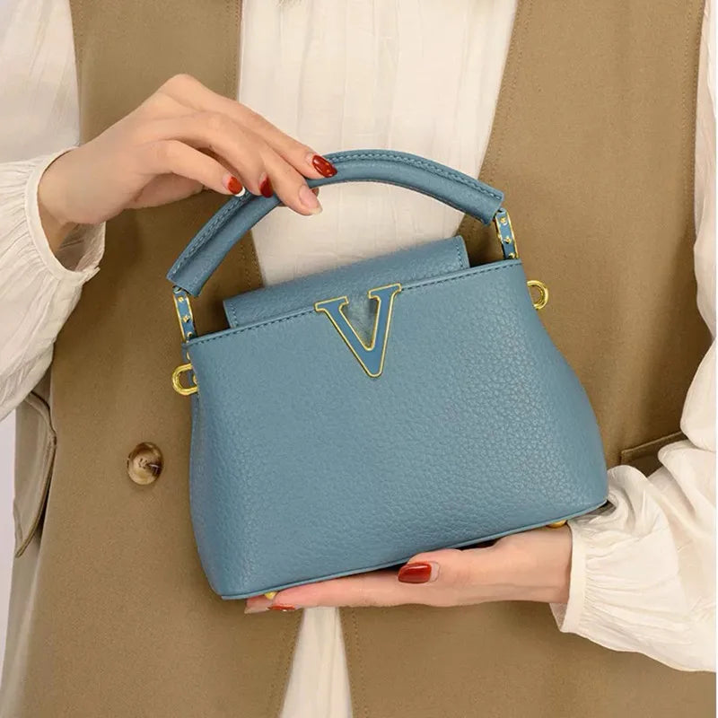 Luxury Fashion Leather Handbag Shell Messenger Bags