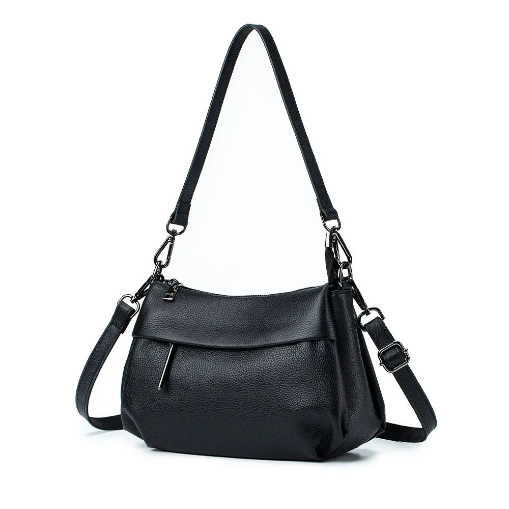 High Quality Real Leather Handbag Shoulder Bags Casual Messenger Crossbody Bag