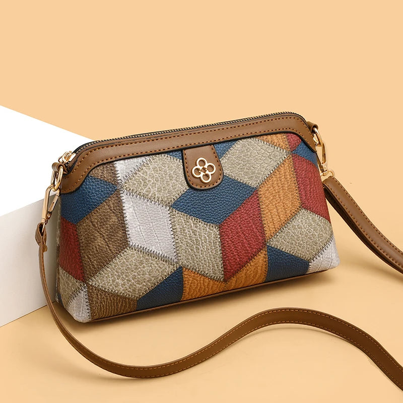High Quality PU Leather Women Small Crossbody Bag Luxury Phone Satchels