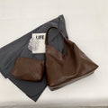 Retro Design Shoulder Bag Soft PU Leather Large Capacity Tote