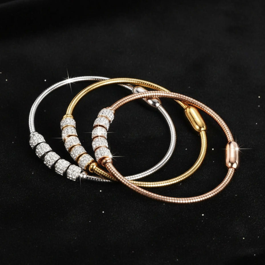 Fashion Bracelet & Bangle Magnetic Clasp Stainless Steel Jewelry