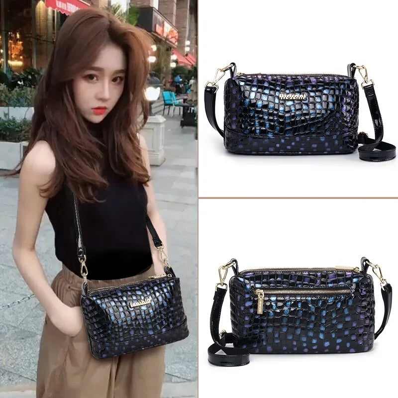 Trendy Large Capacity Shoulder Bag Women's Genuine Leather Bag