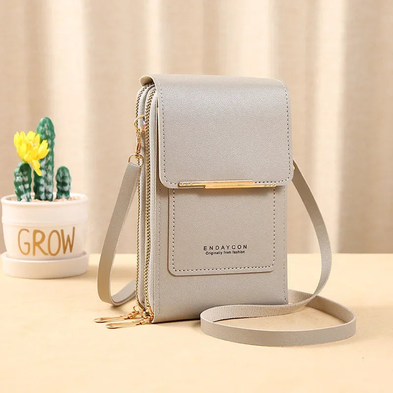 Crossbody Shoulder Bag Wallet Touch Screen Cell Phone Purse